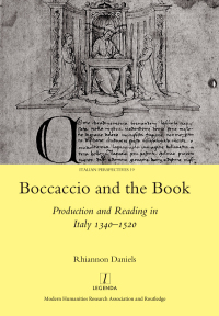 Imagen de portada: Boccaccio and the Book 1st edition 9780367602307