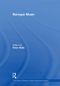 Cover image: Baroque Music 1st edition 9781032918396