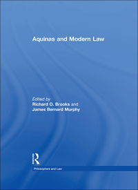 Omslagafbeelding: Aquinas and Modern Law 1st edition 9781409431770