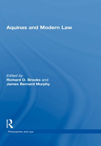 Cover image: Aquinas and Modern Law 1st edition 9781409431770