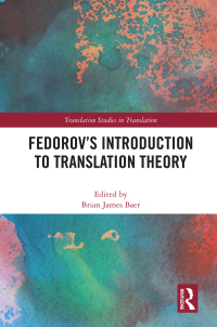 Cover image: Fedorov's Introduction to Translation Theory 1st edition 9781138298200