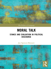 Cover image: Moral Talk 1st edition 9781138298156