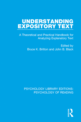 Titelbild: Understanding Expository Text 1st edition 9781138296558
