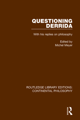 Cover image: Questioning Derrida 1st edition 9781138296466