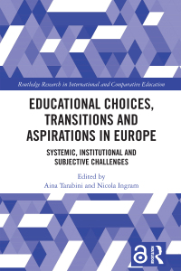 Imagen de portada: Educational Choices, Transitions and Aspirations in Europe 1st edition 9780367488123