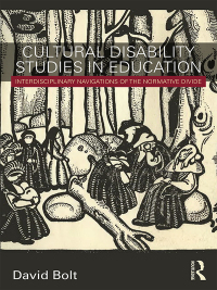 Imagen de portada: Cultural Disability Studies in Education 1st edition 9781138103276