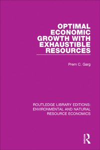 Cover image: Optimal Economic Growth with Exhaustible Resources 1st edition 9781138103153
