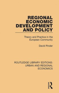 Cover image: Regional Economic Development and Policy 1st edition 9781138101982