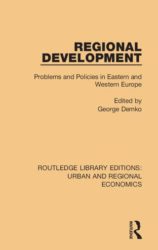 Imagen de portada: Regional Development 1st edition 9781138101937