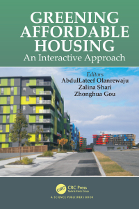 Imagen de portada: Greening Affordable Housing 1st edition 9781138102606