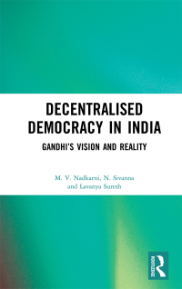 Cover image: Decentralised Democracy in India 1st edition 9781138285774