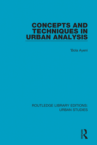 Cover image: Concepts and Techniques in Urban Analysis 1st edition 9781138048058
