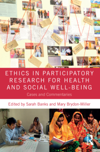 Imagen de portada: Ethics in Participatory Research for Health and Social Well-Being 1st edition 9781138093430