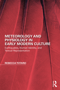 Imagen de portada: Meteorology and Physiology in Early Modern Culture 1st edition 9781138092167
