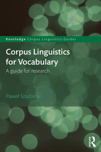 Imagen de portada: Corpus Linguistics for Vocabulary 1st edition 9781138187221