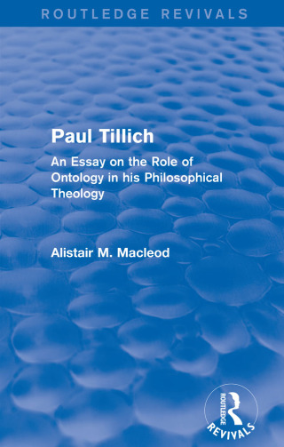 Cover image: Routledge Revivals: Paul Tillich (1973) 1st edition 9781138091023