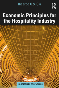 Imagen de portada: Economic Principles for the Hospitality Industry 1st edition 9781138090644