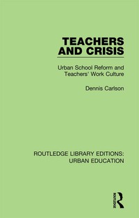 Imagen de portada: Teachers and Crisis 1st edition 9781138089181