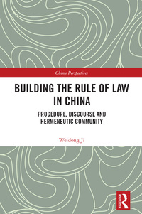 Cover image: Building the Rule of Law in China 1st edition 9780367534363