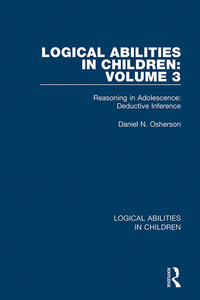 Cover image: Logical Abilities in Children: Volume 3 1st edition 9781138087170