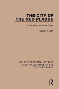 Imagen de portada: The City of the Red Plague 1st edition 9781138085213