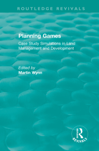 Cover image: Routledge Revivals: Planning Games (1985) 1st edition 9781138083646