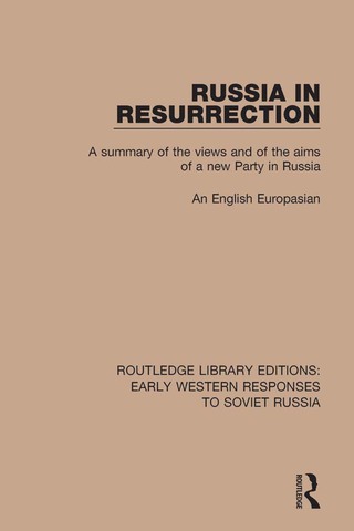 Immagine di copertina: Russia in Resurrection 1st edition 9781138084247