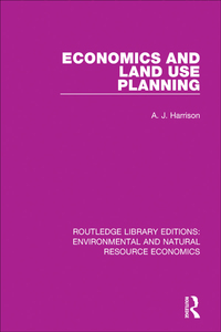 Immagine di copertina: Economics and Land Use Planning 1st edition 9781138083882