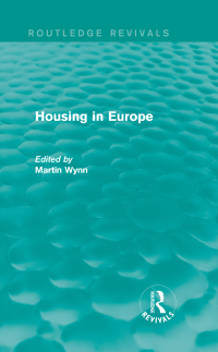 Imagen de portada: Routledge Revivals: Housing in Europe (1984) 1st edition 9781138083523
