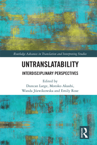 Cover image: Untranslatability 1st edition 9780367587192