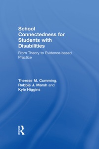 Cover image: School Connectedness for Students with Disabilities 1st edition 9781138081352