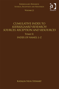 Cover image: Volume 21, Tome II: Cumulative Index 1st edition 9781032096667