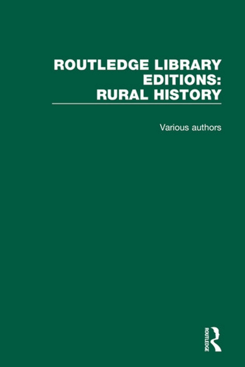 Routledge Library Editions: Rural History 1st Edition