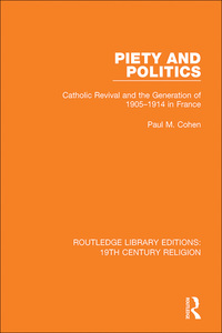 Cover image: Piety and Politics 1st edition 9781138070257