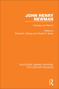 صورة الغلاف: John Henry Newman 1st edition 9781138069763