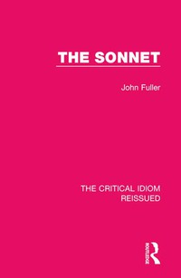 Cover image: The Sonnet 1st edition 9781138283251