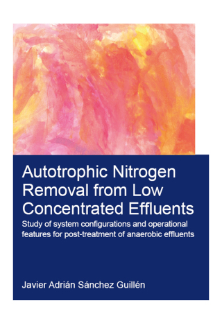Cover image: Autotrophic Nitrogen Removal from Low Concentrated Effluents 1st edition 9781138474413