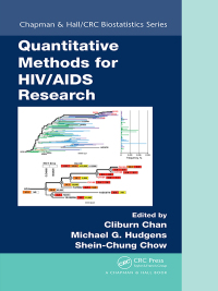 Immagine di copertina: Quantitative Methods for HIV/AIDS Research 1st edition 9781498734233
