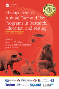 Imagen de portada: Management of Animal Care and Use Programs in Research, Education, and Testing 2nd edition 9781498748445