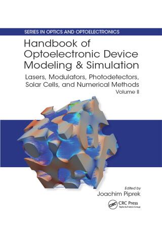 Imagen de portada: Handbook of Optoelectronic Device Modeling and Simulation 1st edition 9780367781804