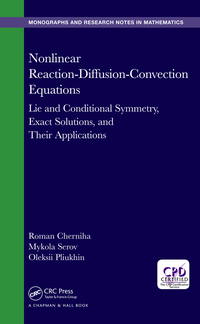 Imagen de portada: Nonlinear Reaction-Diffusion-Convection Equations 1st edition 9781498776172