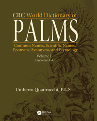 Immagine di copertina: CRC World Dictionary of Palms 1st edition 9781032097060