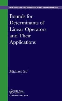 Imagen de portada: Bounds for Determinants of Linear Operators and their Applications 1st edition 9781498796903