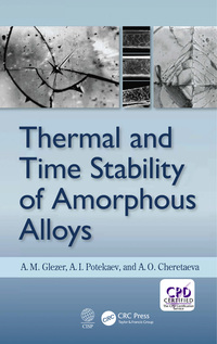 Cover image: Thermal and Time Stability of Amorphous Alloys 1st edition 9780367846251