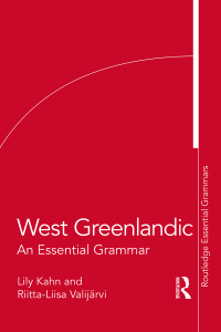 Imagen de portada: West Greenlandic 1st edition 9781138063709