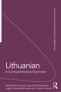 Imagen de portada: Lithuanian: A Comprehensive Grammar 1st edition 9781138063600