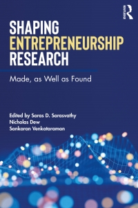 Cover image: Shaping Entrepreneurship Research 1st edition 9781138061996