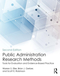 Imagen de portada: Public Administration Research Methods 2nd edition 9781138059290