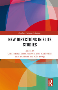 Imagen de portada: New Directions in Elite Studies 1st edition 9781138059191