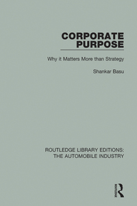 صورة الغلاف: Corporate Purpose 1st edition 9781138056534